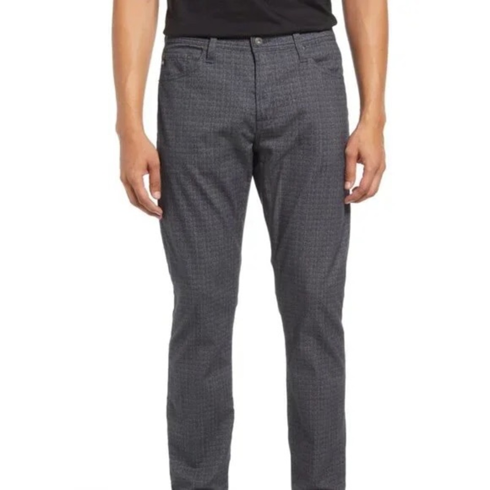 AG Adriano Goldschmied Men's Slim Straight Jeans - Dark Gray